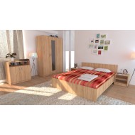 Dormitor Soft Sonoma cu pat 160x200 cm Dormitor Soft Sonoma cu pat 160x200 cm